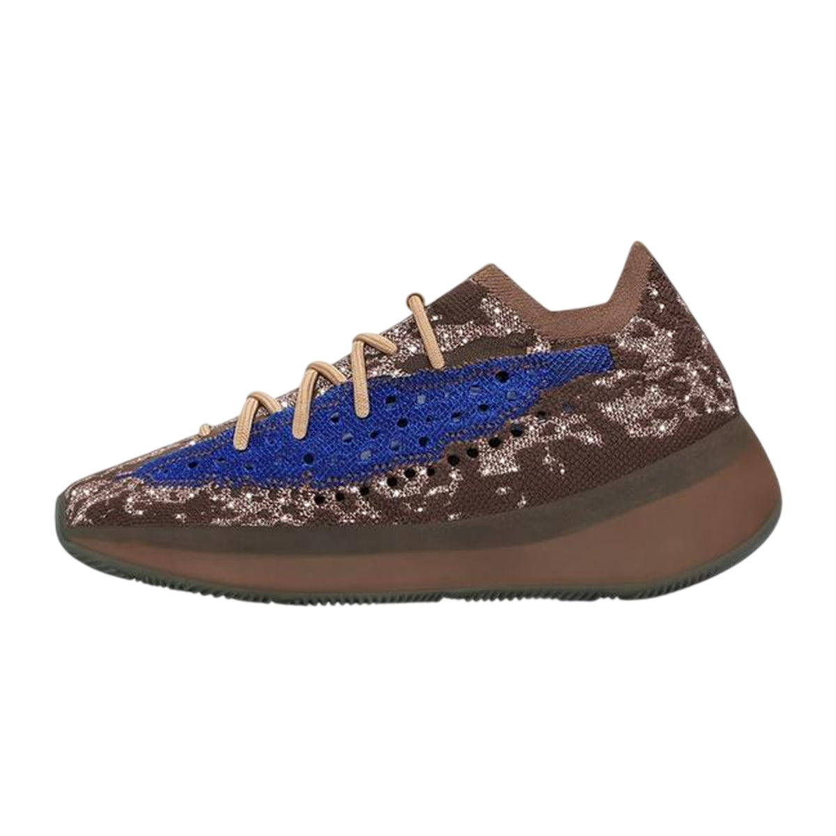 Azure-Reflective - Back - Yeezy Childrens-Kids Boost 380 Trainers