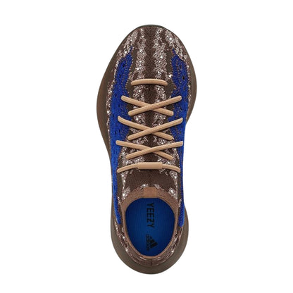 Azure-Reflective - Side - Yeezy Childrens-Kids Boost 380 Trainers