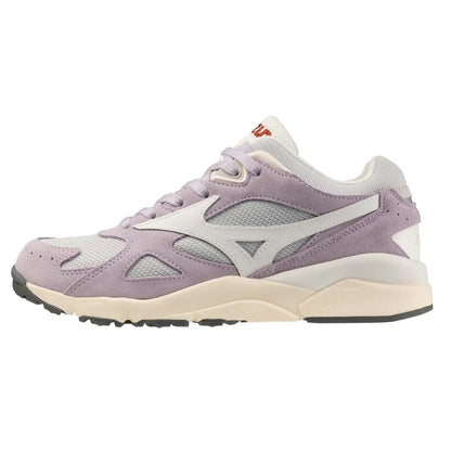 Lavender - Side - Mizuno Womens-Ladies Sky Medal Suede Trainers
