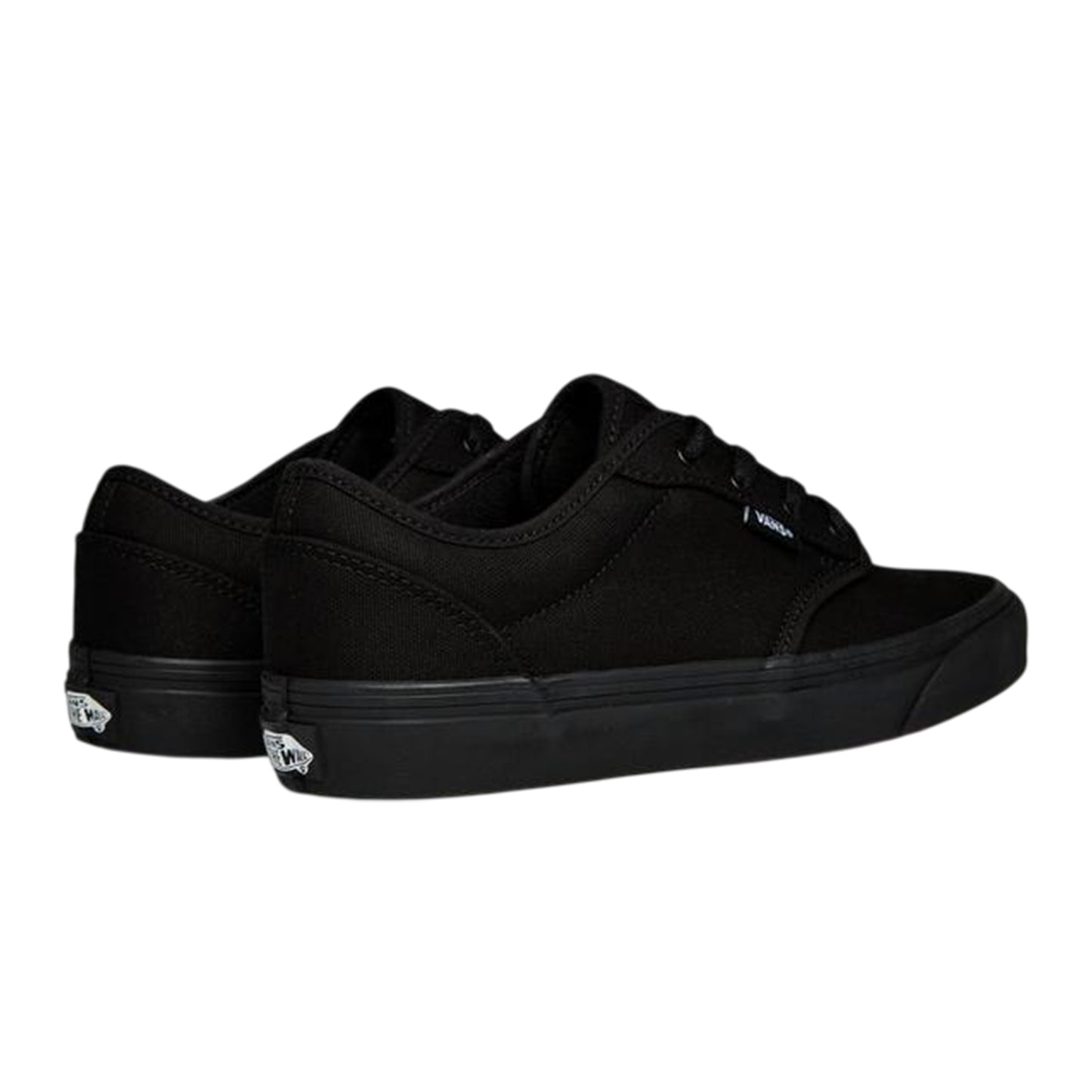 Black - Back - Vans Mens Atwood Canvas Trainers