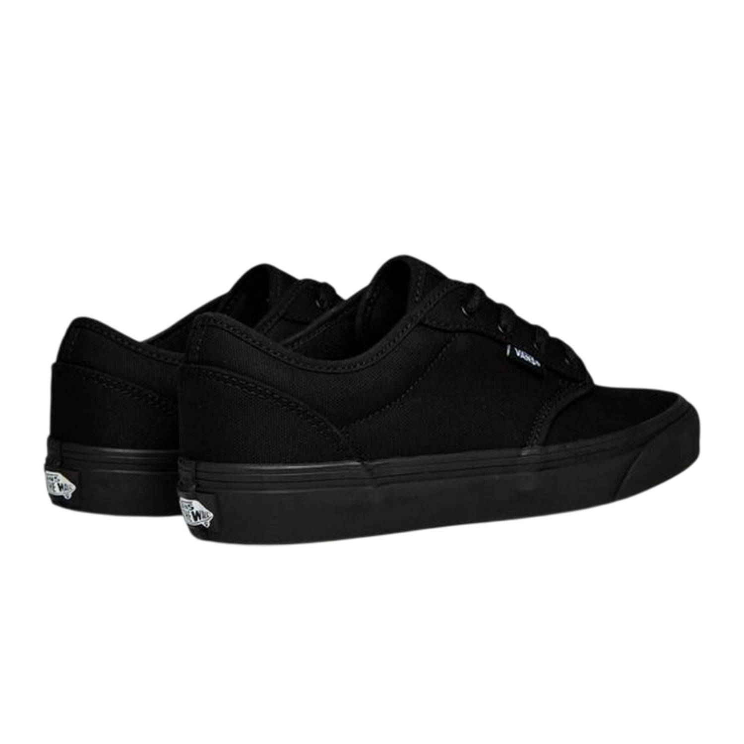 Black - Back - Vans Mens Atwood Canvas Trainers