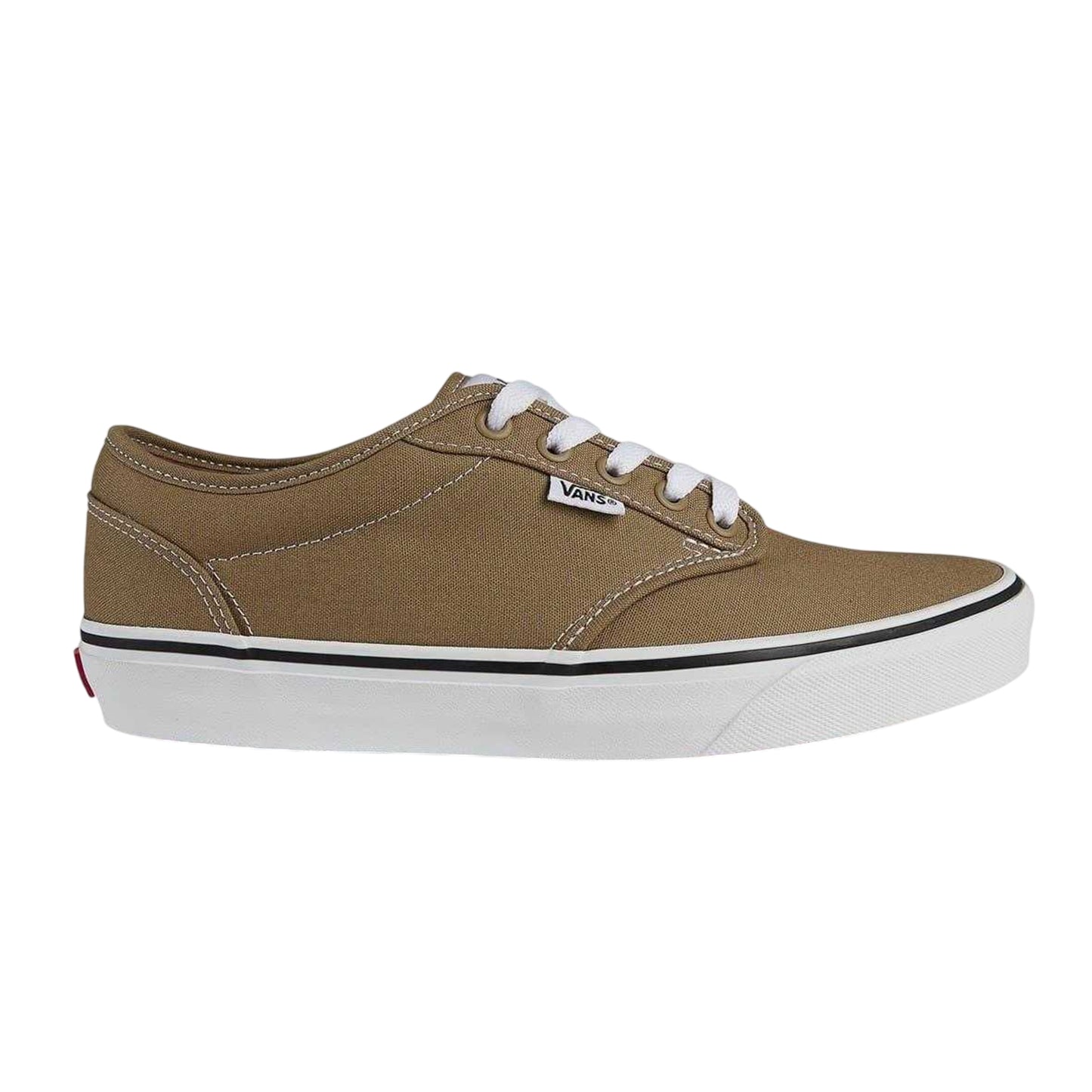 Olive - Front - Vans Mens Atwood Canvas Trainers
