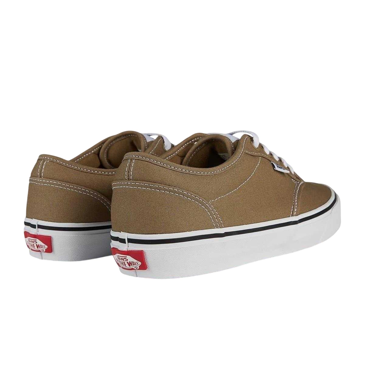 Olive - Back - Vans Mens Atwood Canvas Trainers