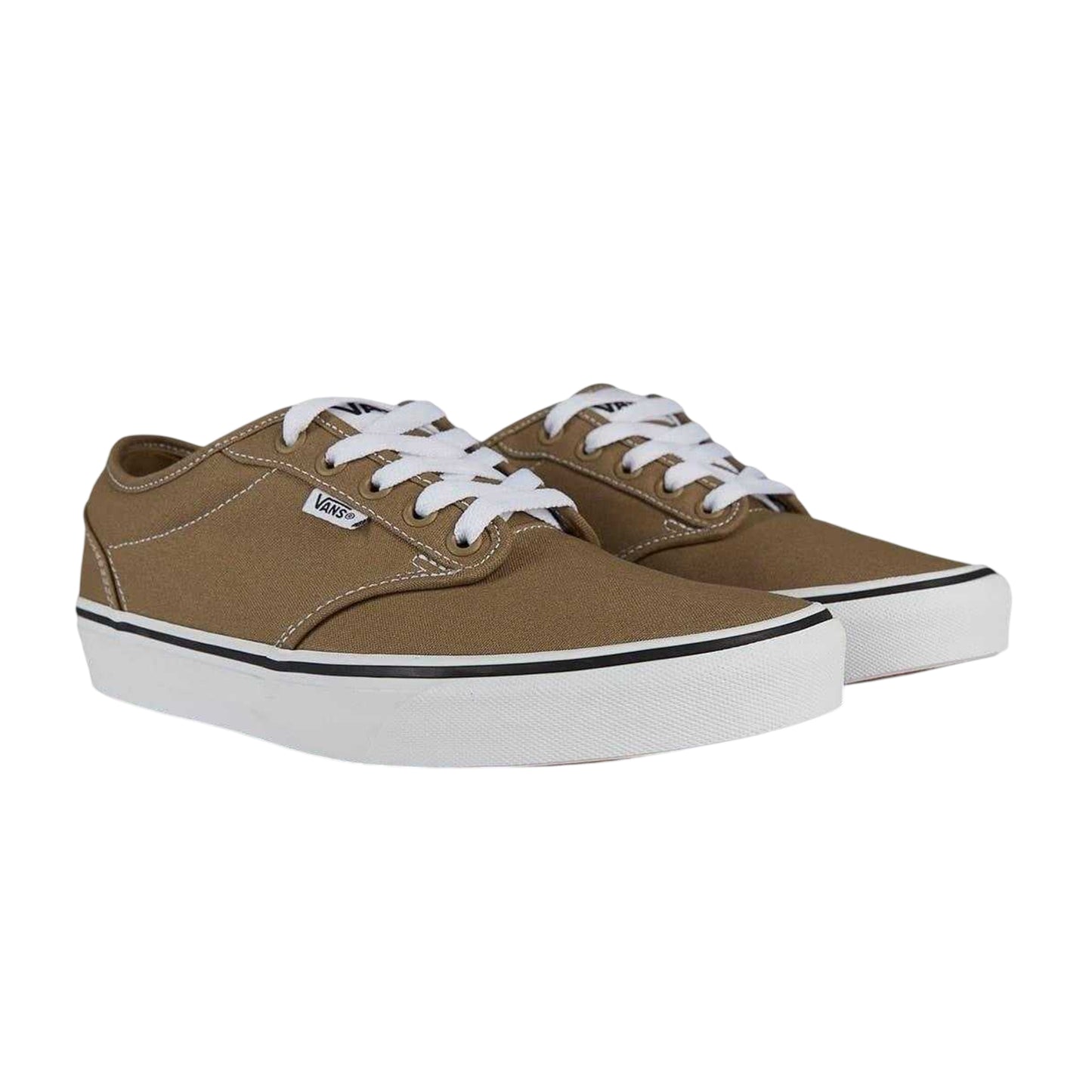 Olive - Side - Vans Mens Atwood Canvas Trainers