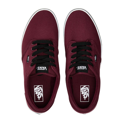 Oxblood - Side - Vans Mens Atwood Canvas Trainers
