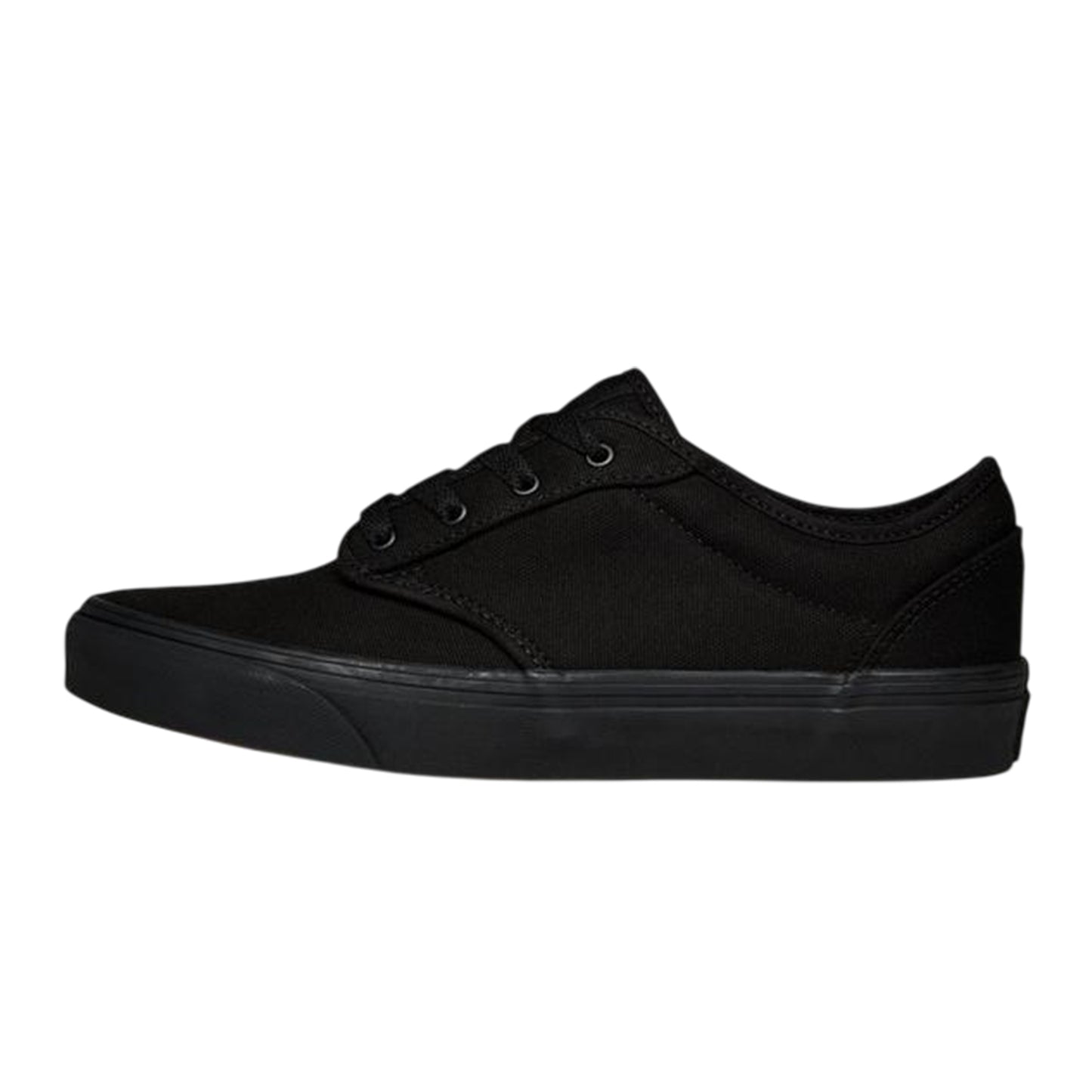 Black - Side - Vans Mens Atwood Canvas Trainers