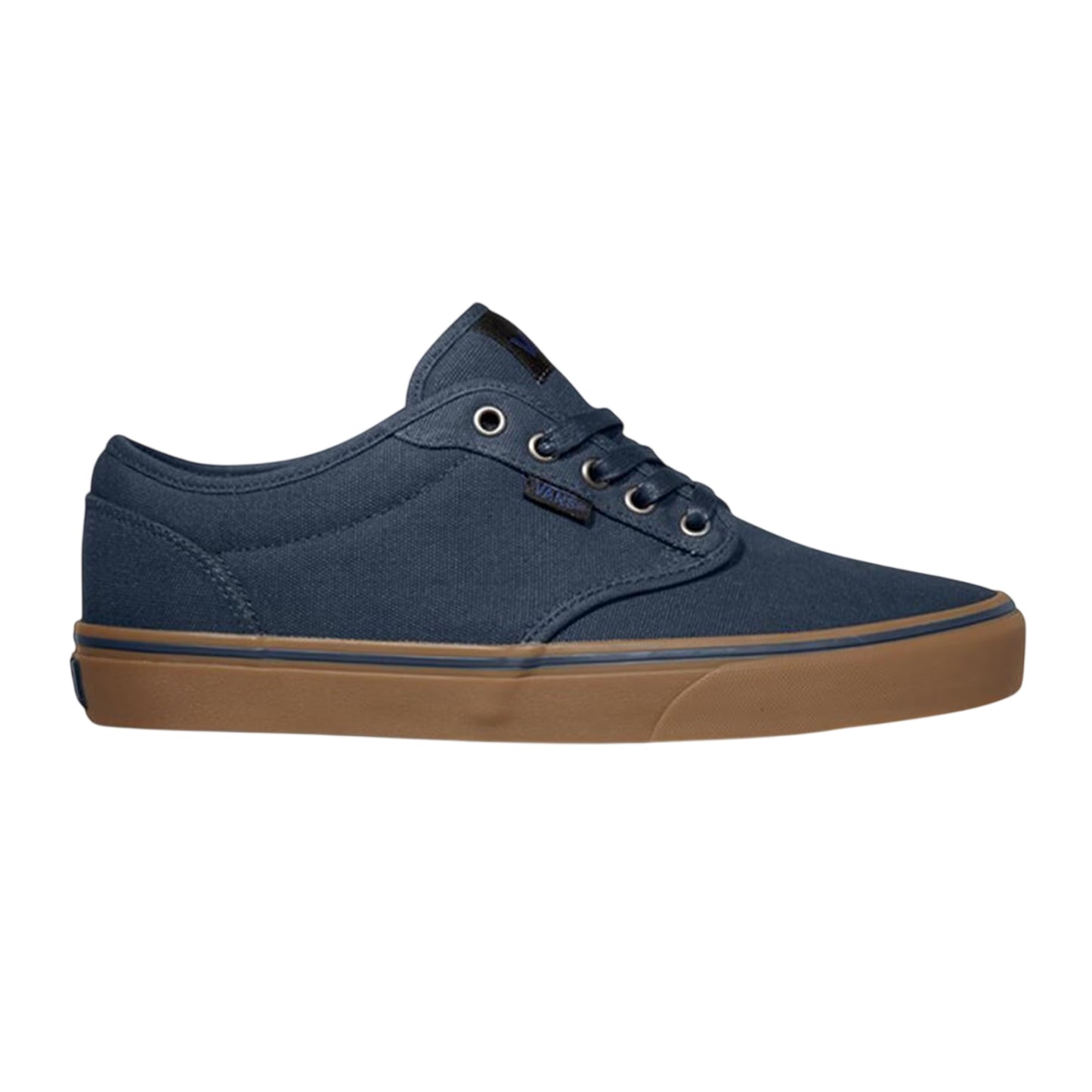 Navy-Gum - Front - Vans Mens Atwood Canvas Trainers