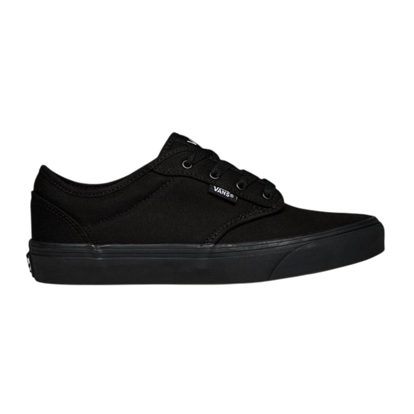 Black - Front - Vans Mens Atwood Canvas Trainers