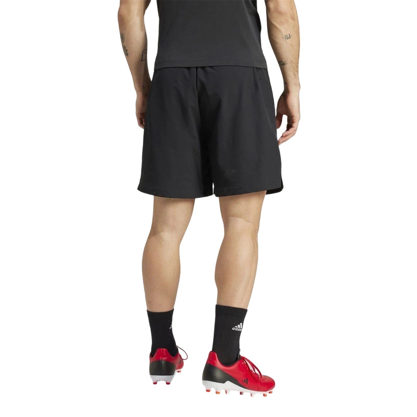 Black - Back - Adidas Mens 2024 Woven New Zealand All Blacks Shorts