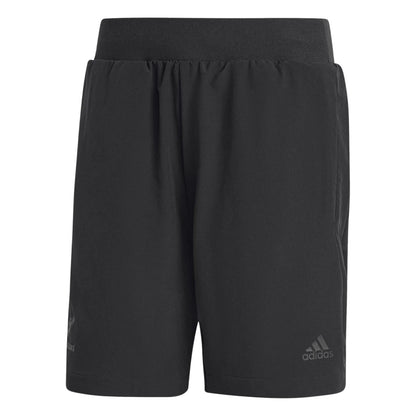 Black - Front - Adidas Mens 2024 Woven New Zealand All Blacks Shorts