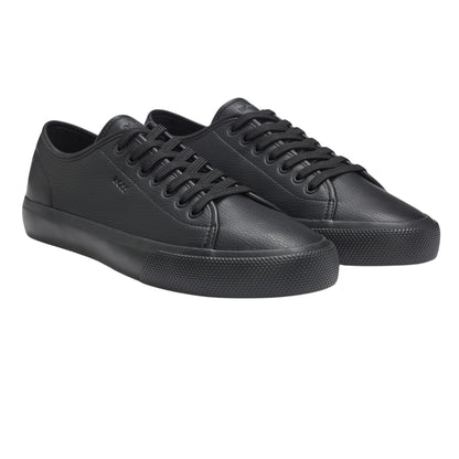 Black - Lifestyle - Boss Mens Profile Leather Low Sport Trainers