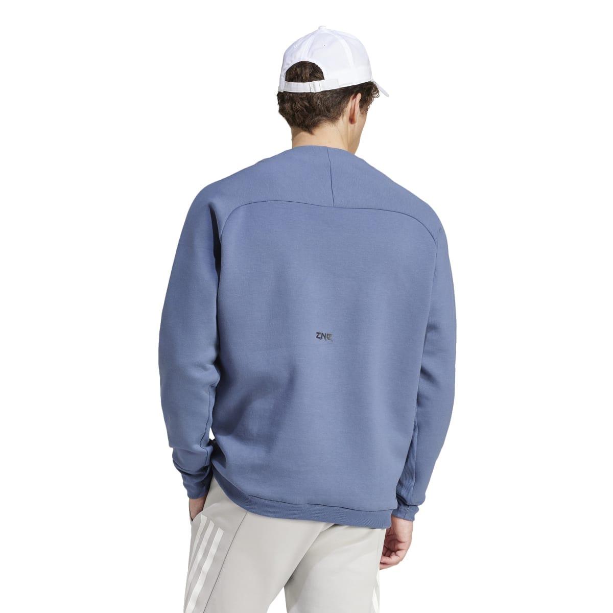Blue - Back - Adidas Unisex Adult Z.N.E. Premium Sweatshirt