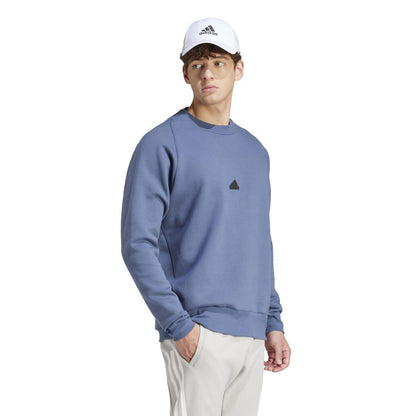 Blue - Pack Shot - Adidas Unisex Adult Z.N.E. Premium Sweatshirt