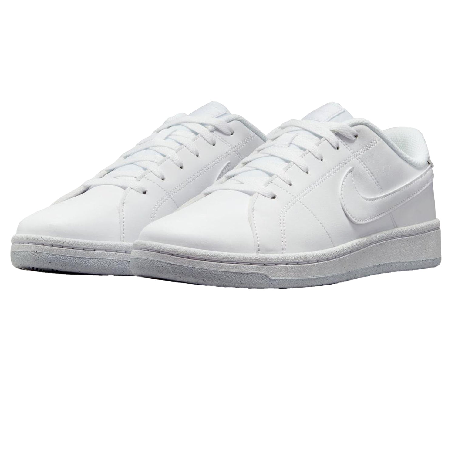 White - Pack Shot - Nike Womens-Ladies Court Royale 2 Trainers