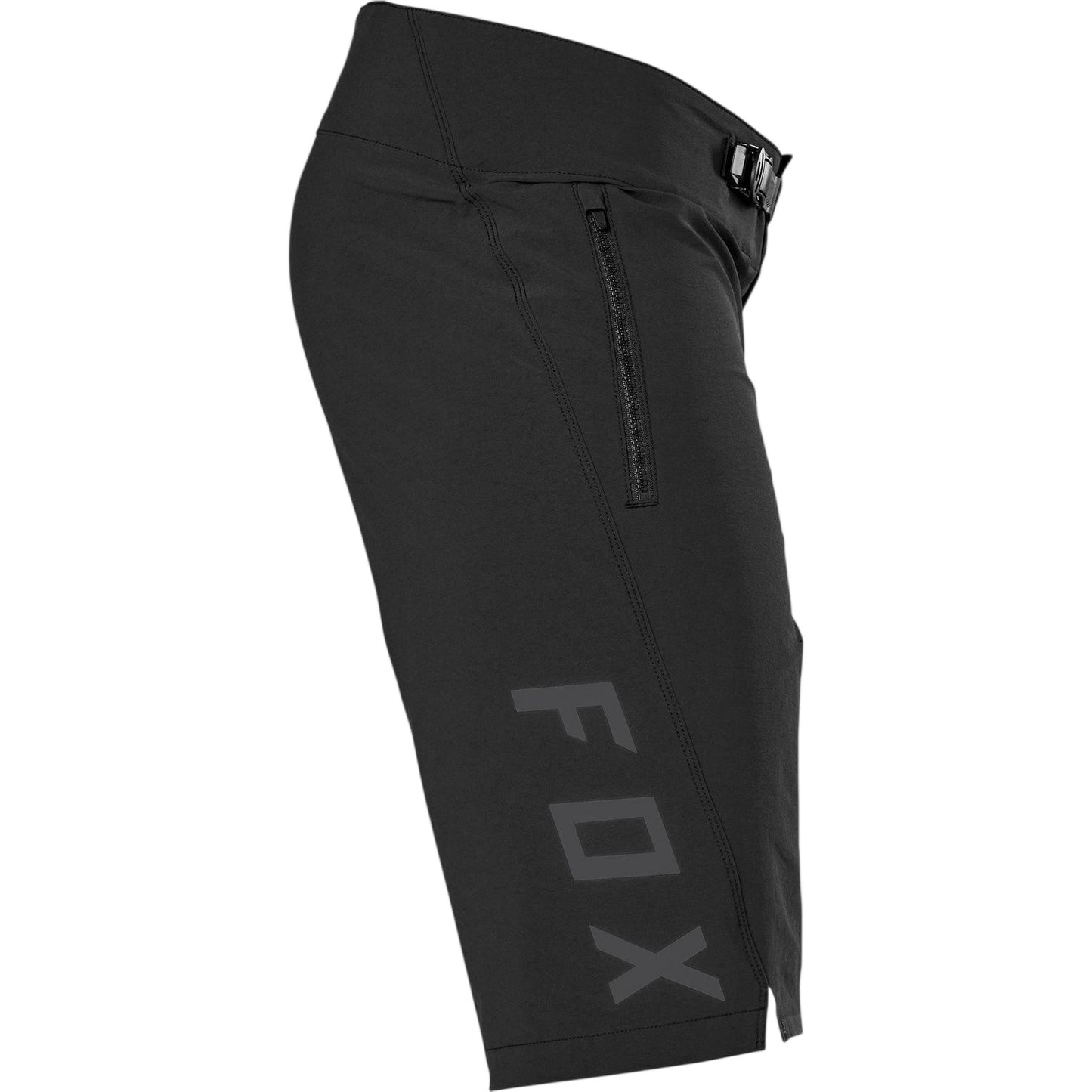 Black - Side - Fox Mens Flexair Tapered Cycling Shorts