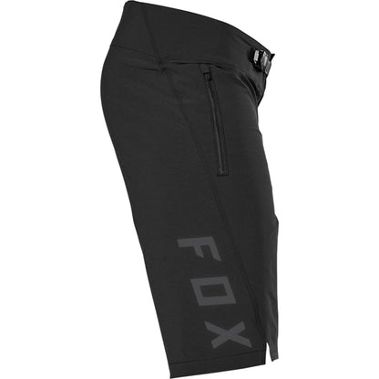 Black - Side - Fox Mens Flexair Tapered Cycling Shorts