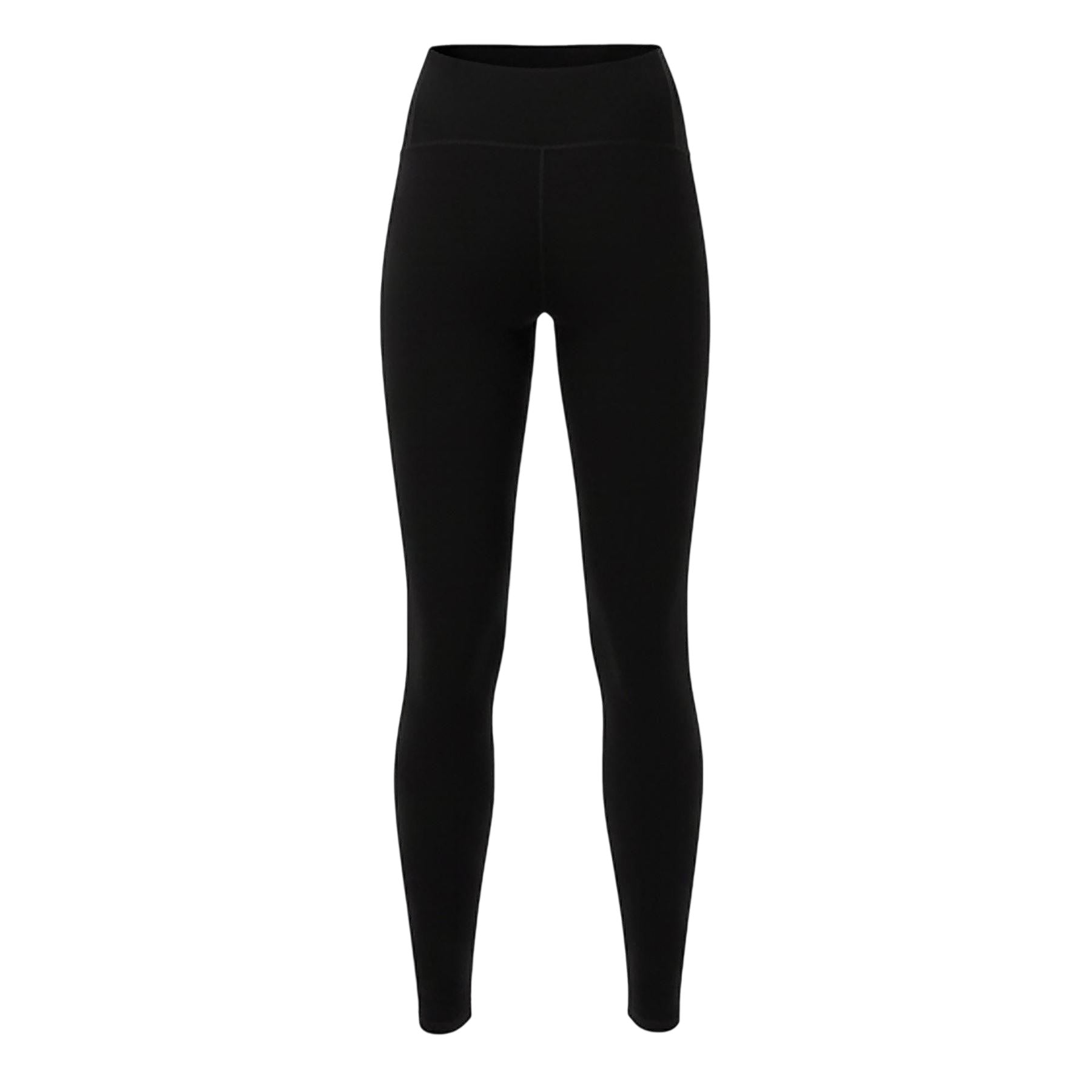 Black - Back - Lacoste Womens-Ladies Stretch High Waist Leggings