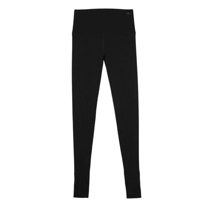 Black - Front - Lacoste Womens-Ladies Stretch High Waist Leggings