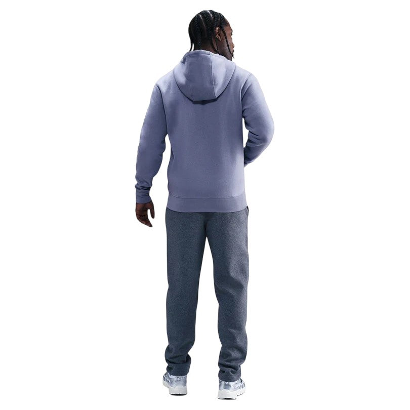 Indigo - Back - Nike Mens Sportswear Club Full Zip Hoodie