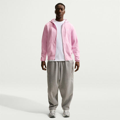 Pink Foam - Lifestyle - Nike Mens Sportswear Club Full Zip Hoodie