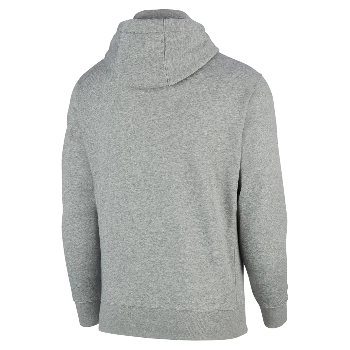 Grey - Back - Nike Mens Sportswear Club Full Zip Hoodie