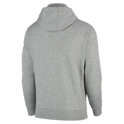 Grey - Back - Nike Mens Sportswear Club Full Zip Hoodie