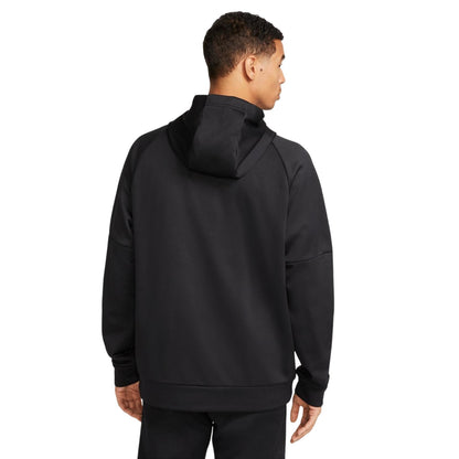 Black - Back - Nike Mens Swoosh Hoodie