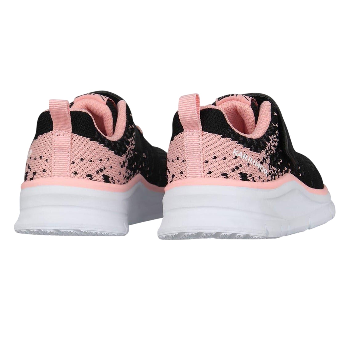 Black-Pink - Back - Karrimor Baby Girls Duma 6 Patterned Trainers