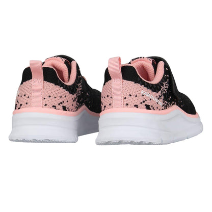 Black-Pink - Back - Karrimor Baby Girls Duma 6 Patterned Trainers
