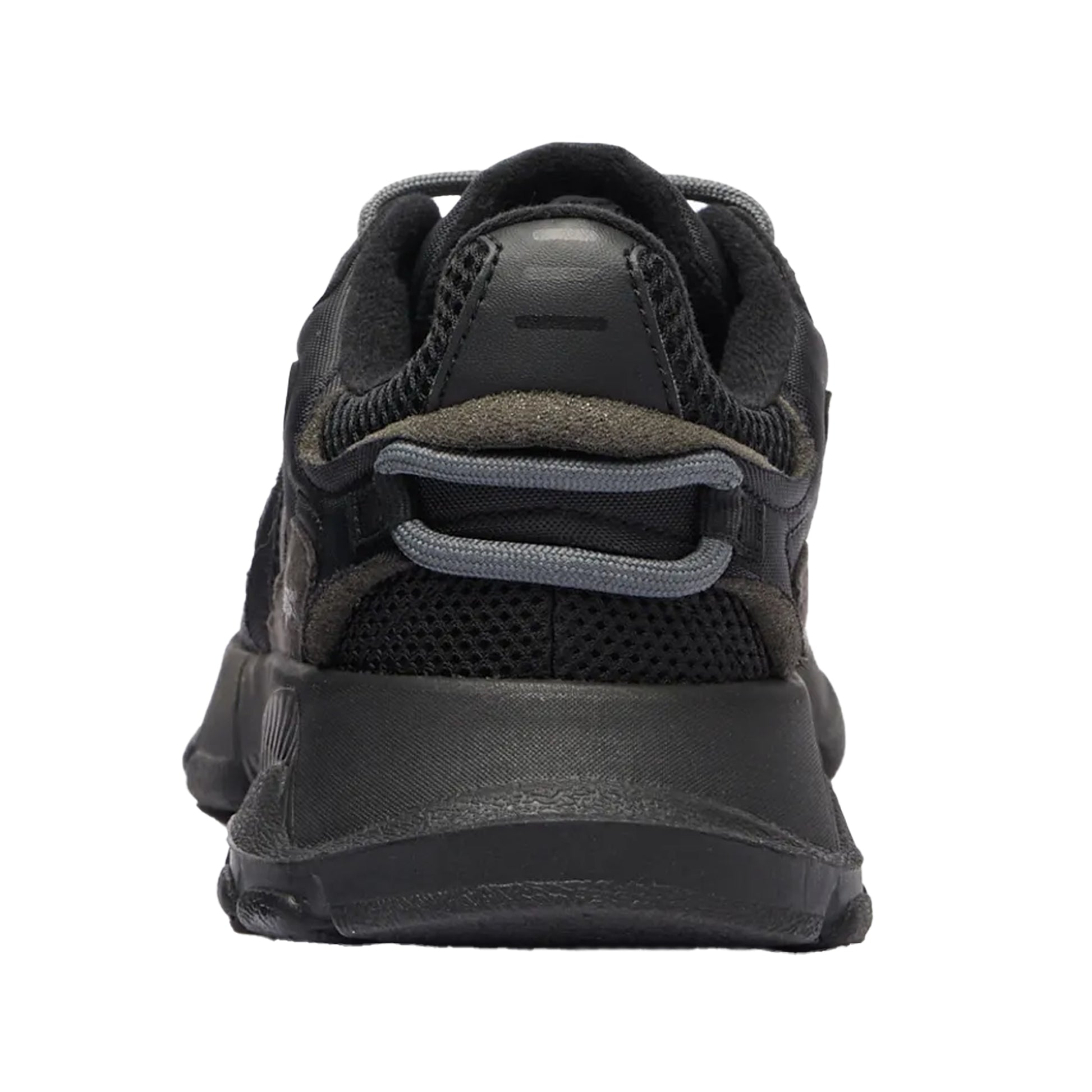 Black - Back - Lacoste Childrens-Kids L003 Neo Suede Panel Trainers