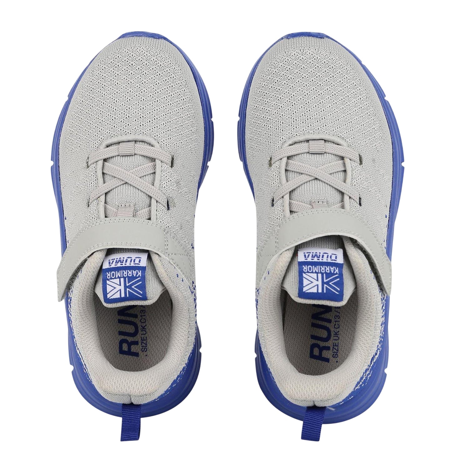 Grey-Blue - Side - Karrimor Boys Duma 6 Flat Trainers
