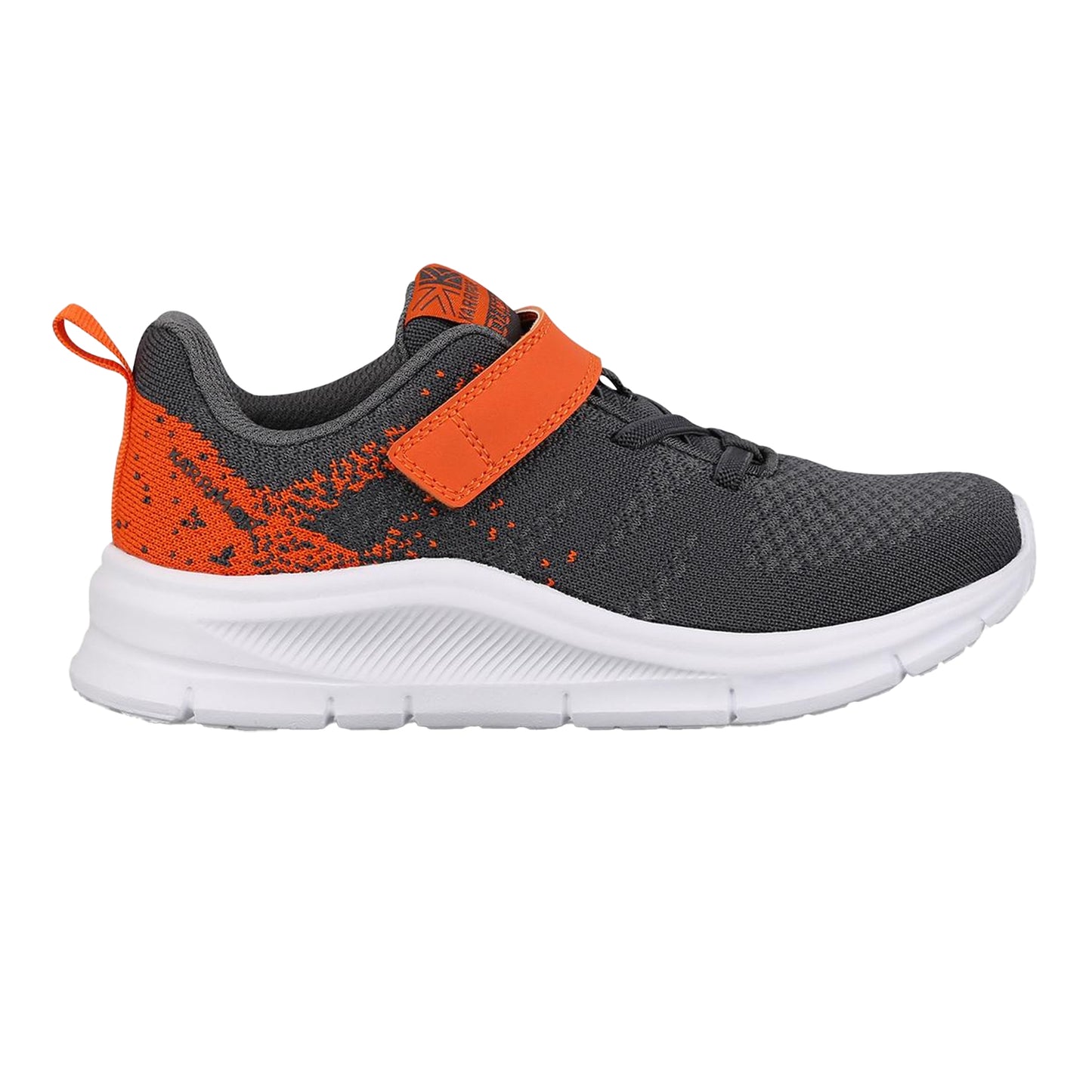 Grey-Orange - Front - Karrimor Boys Duma 6 Flat Trainers