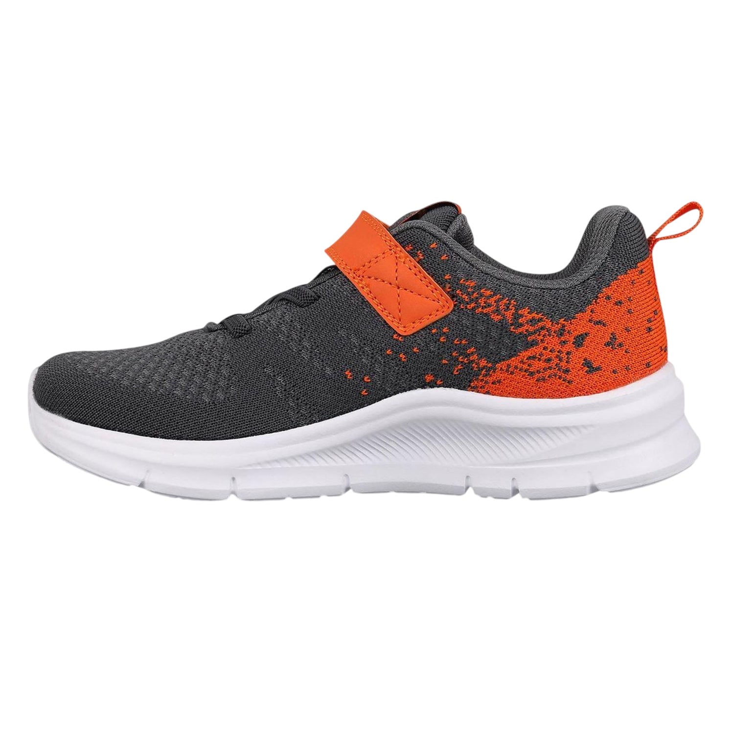 Grey-Orange - Back - Karrimor Boys Duma 6 Flat Trainers
