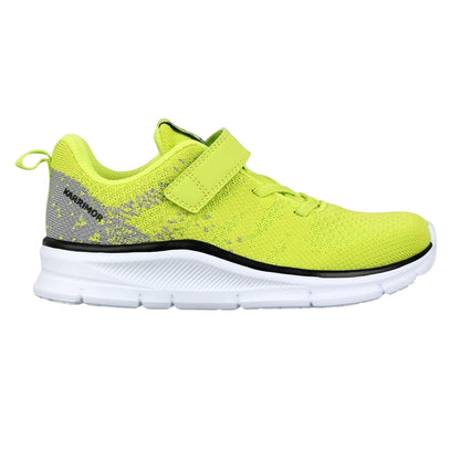 Lime-Grey-White - Front - Karrimor Boys Duma 6 Flat Trainers