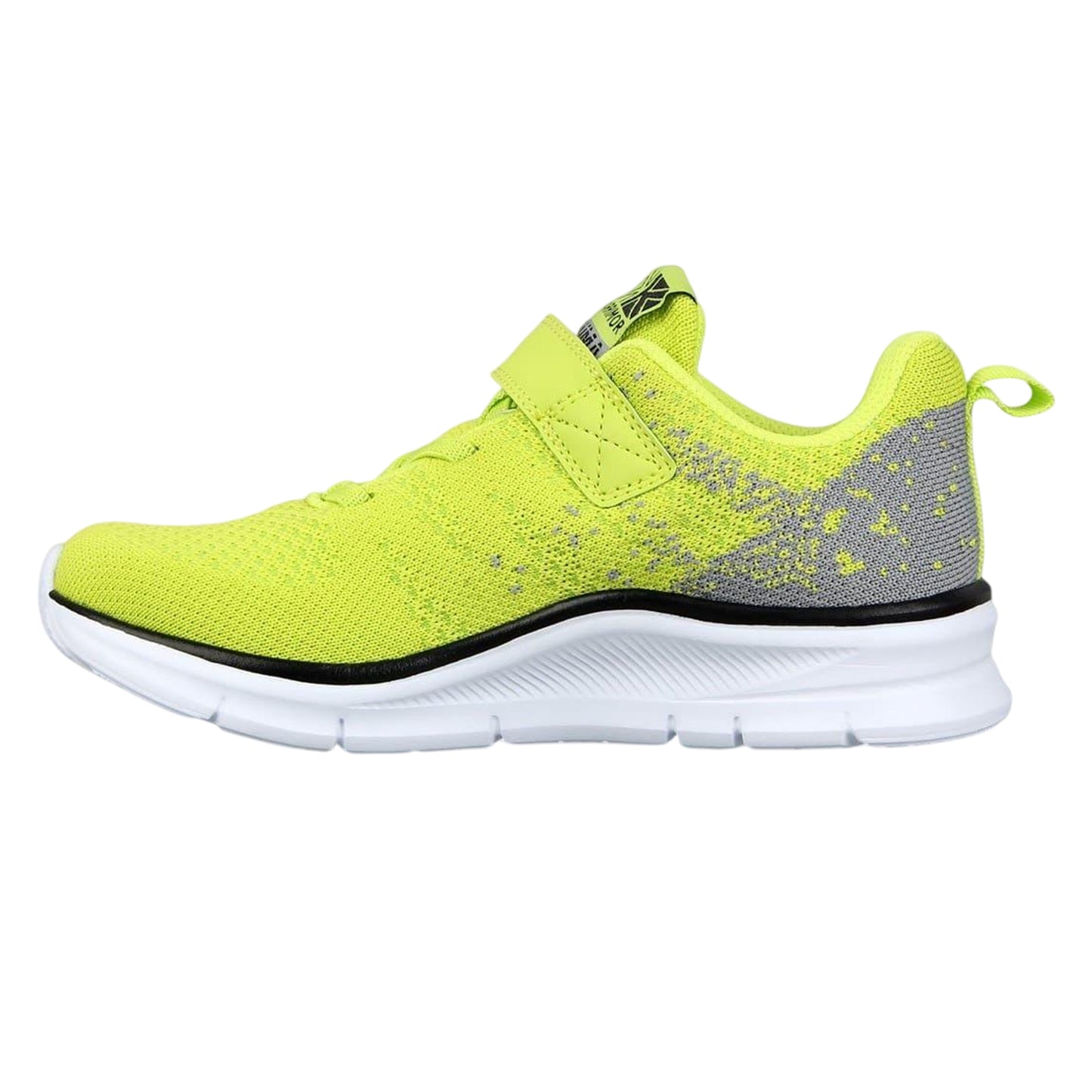 Lime-Grey-White - Side - Karrimor Boys Duma 6 Flat Trainers