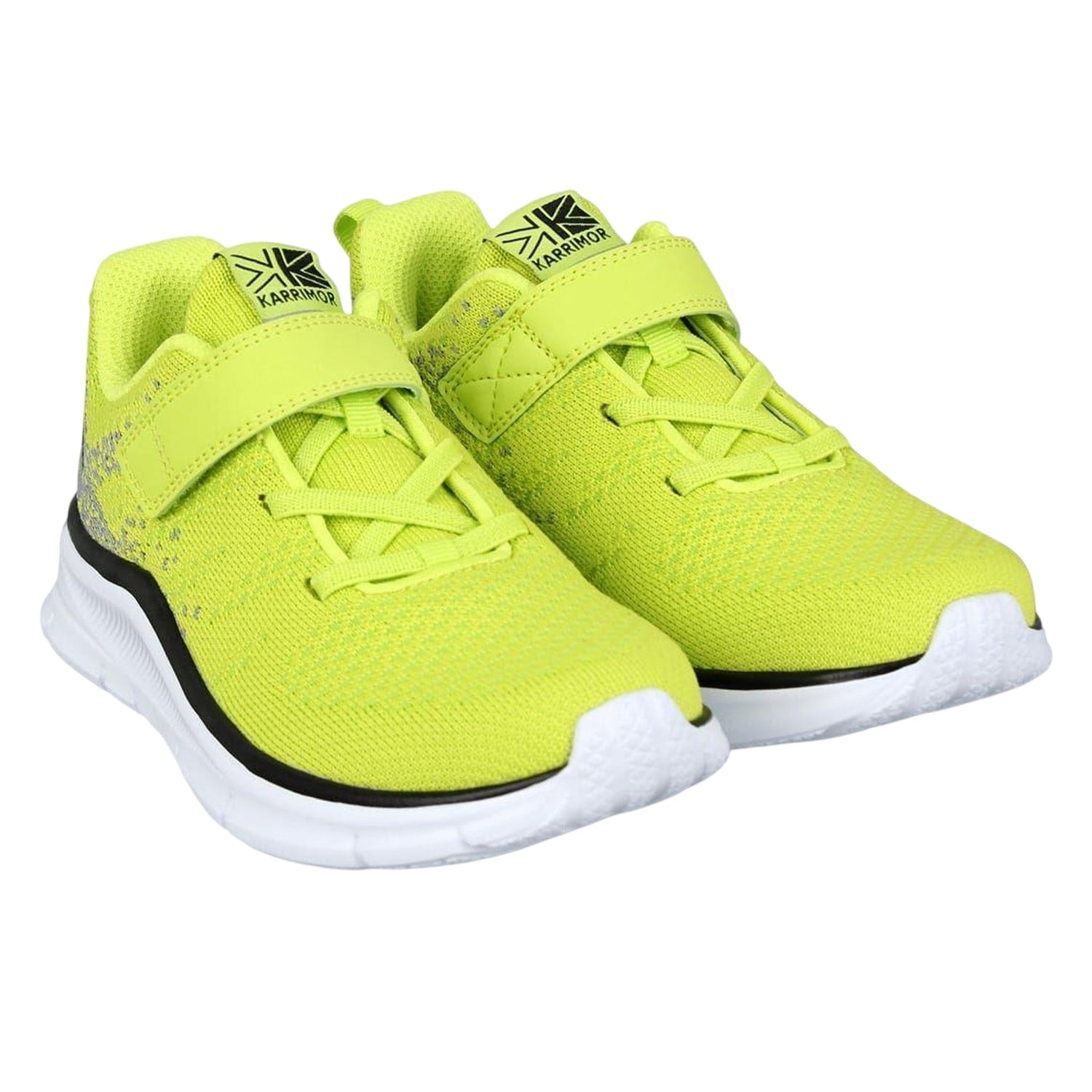 Lime-Grey-White - Lifestyle - Karrimor Boys Duma 6 Flat Trainers