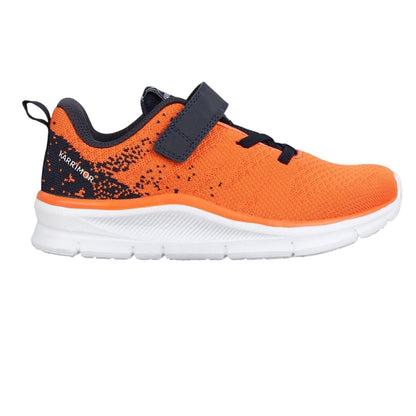 Orange-Navy - Front - Karrimor Boys Duma 6 Flat Trainers