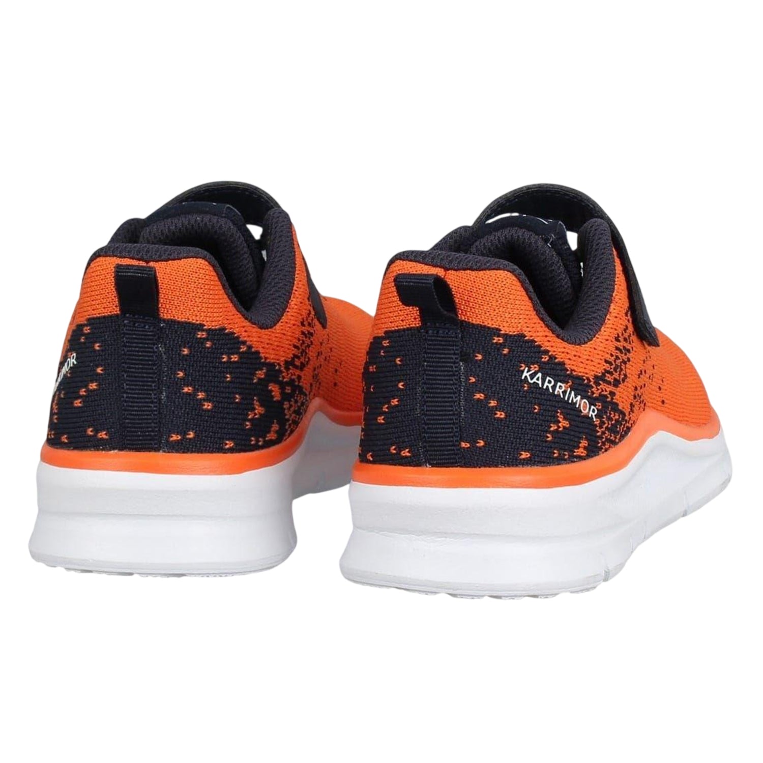 Orange-Navy - Back - Karrimor Boys Duma 6 Flat Trainers