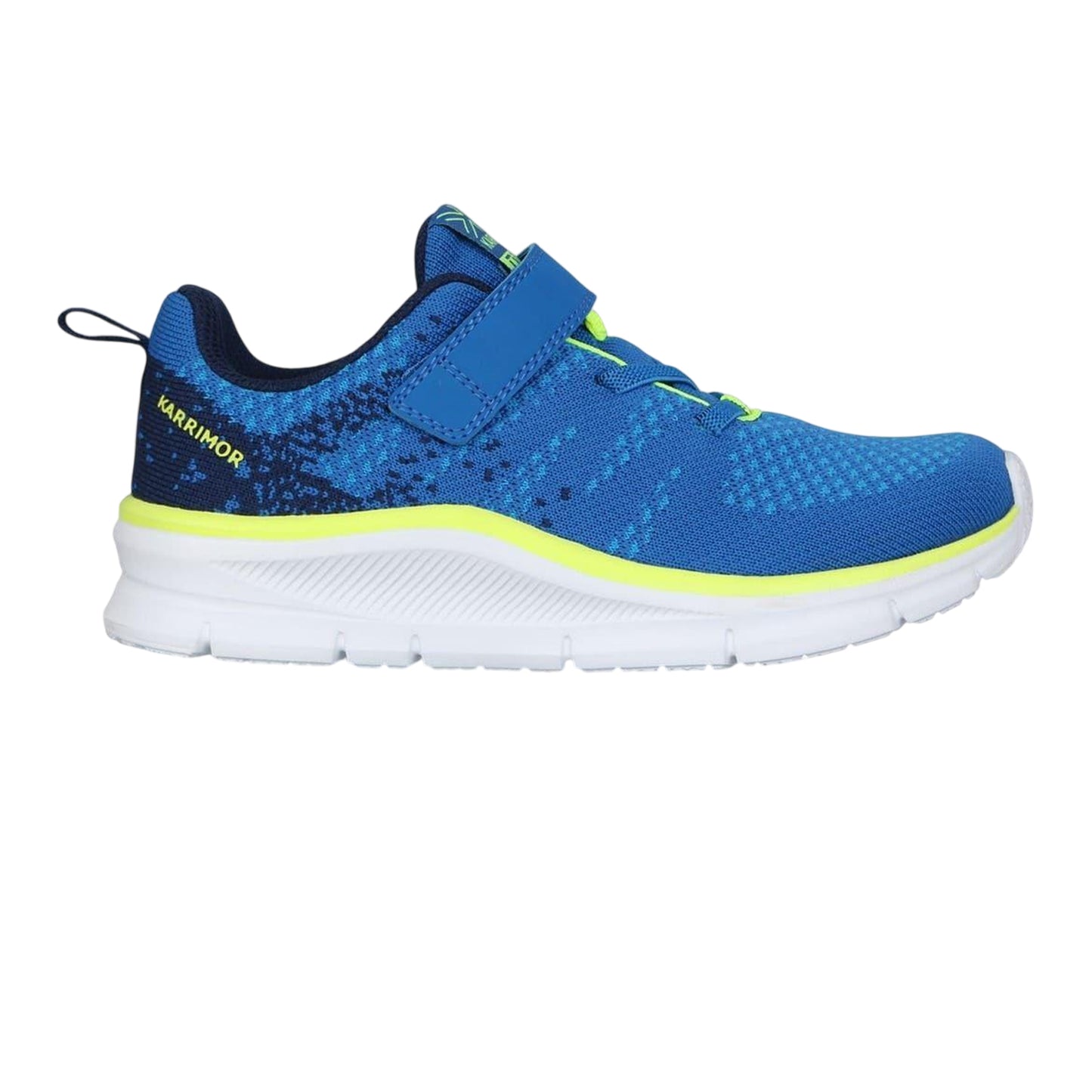 Blue-Lime - Front - Karrimor Boys Duma 6 Flat Trainers