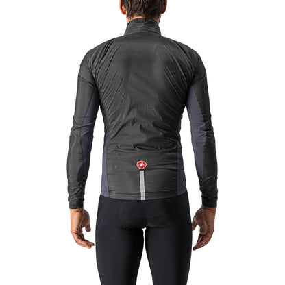 Light Black - Back - Castelli Mens Squadra Cycling Jacket