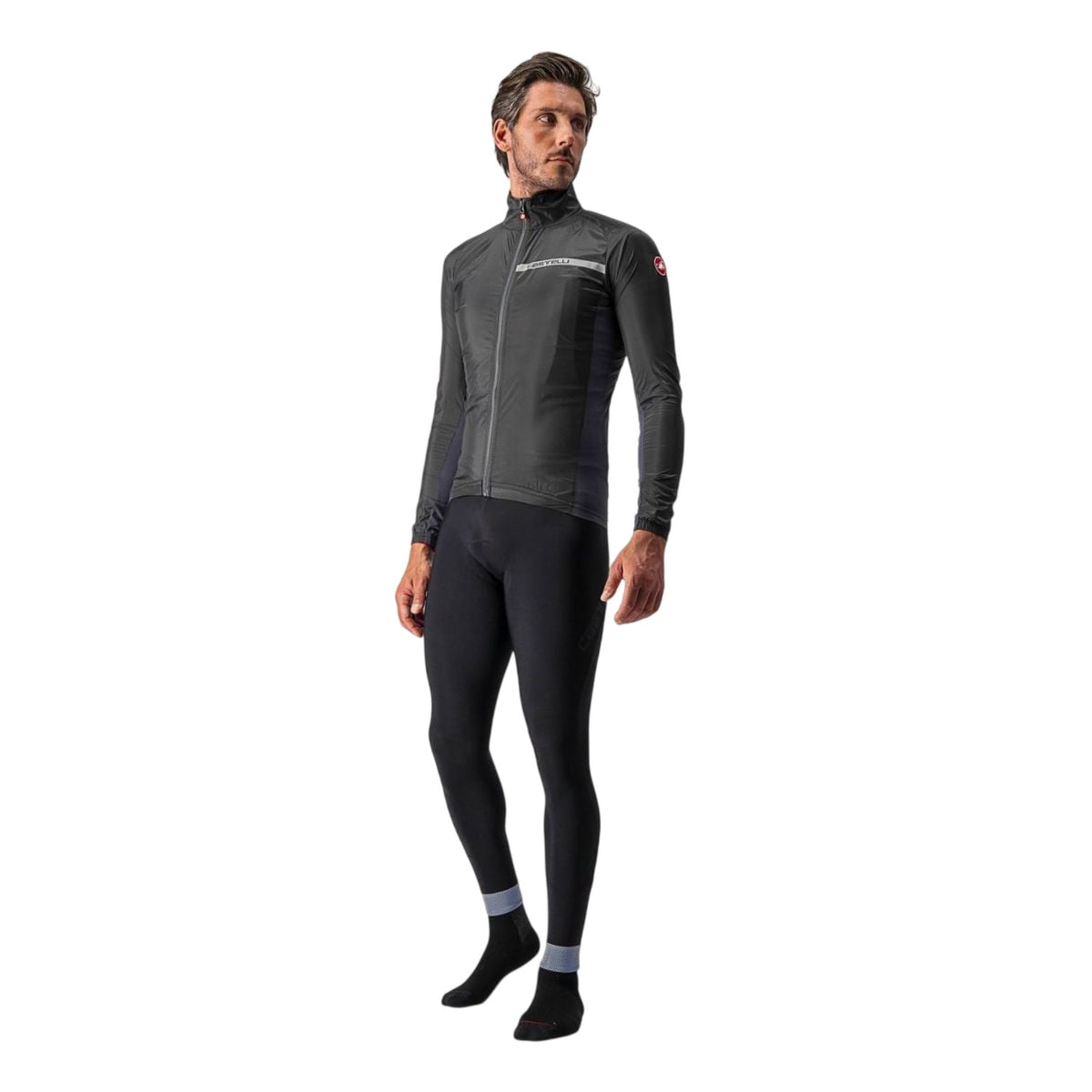 Light Black - Lifestyle - Castelli Mens Squadra Cycling Jacket