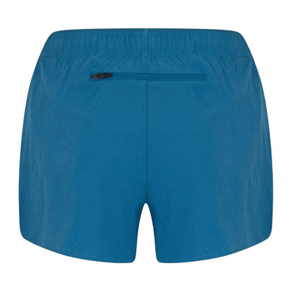 Blue - Back - New Balance Womens-Ladies Seamless Running Shorts
