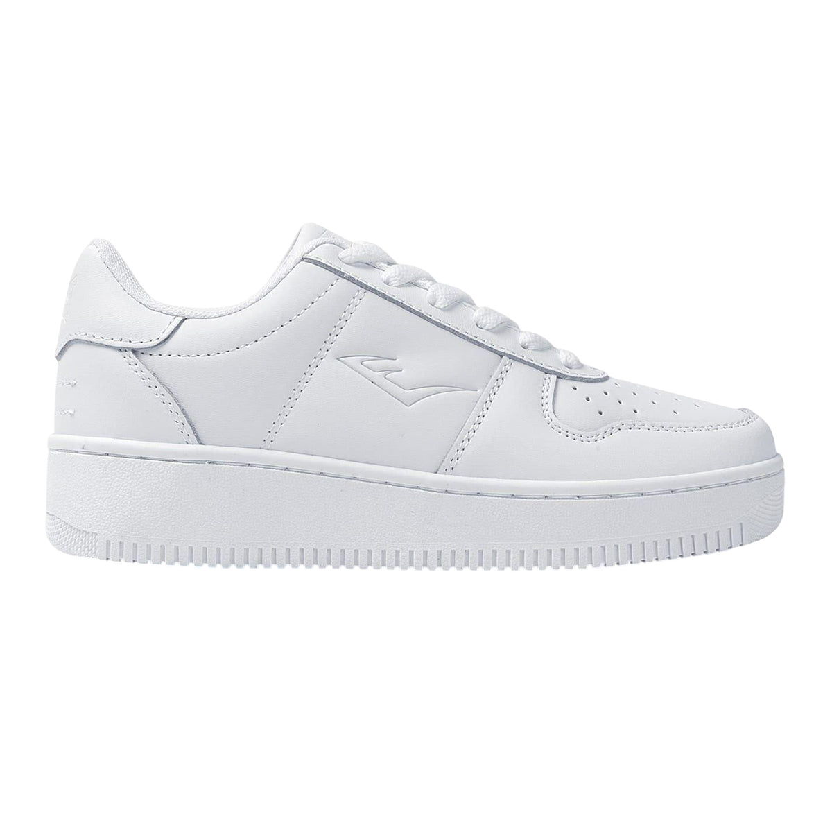White - Front - Everlast Childrens-Kids Hanshi Action Leather Platform Trainers