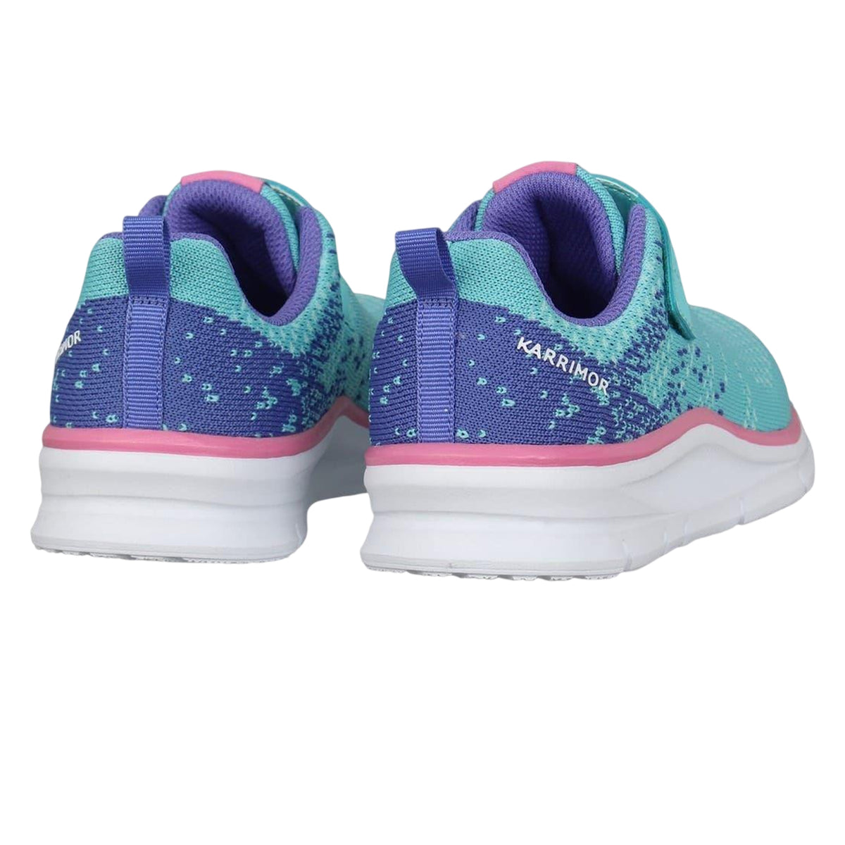 Teal-Pink - Back - Karrimor Girls Duma 6 Flat Shoes