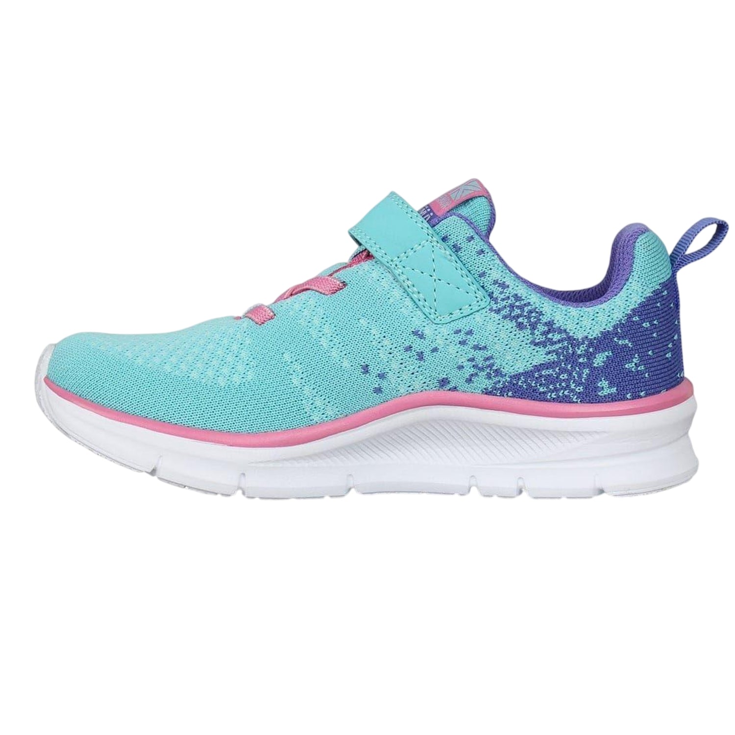 Teal-Pink - Side - Karrimor Girls Duma 6 Flat Shoes