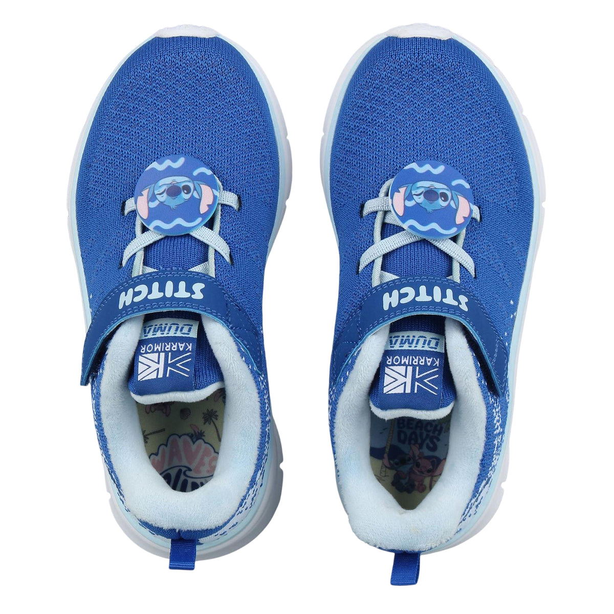 Blue - Side - Karrimor Girls Duma 6 Flat Shoes