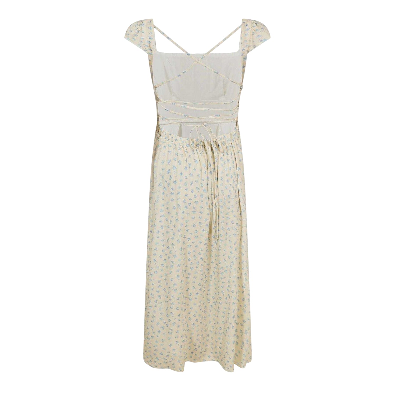 White - Back - Jack Wills Womens-Ladies Maxi Dress
