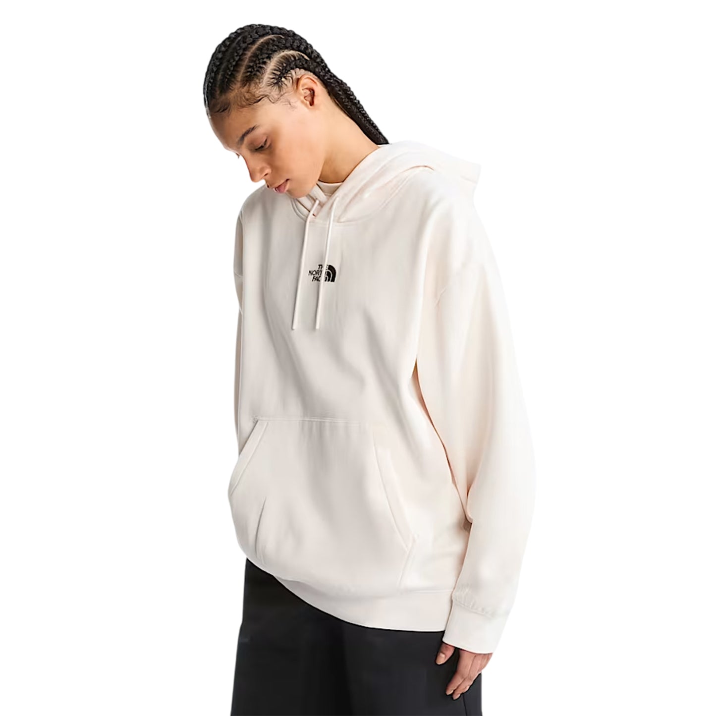 White - Side - The North Face Unisex Adult Essential Oversized Hoodie