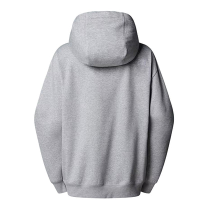Light Grey Heather Marl - Back - The North Face Unisex Adult Essential Oversized Hoodie