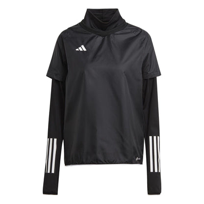 Black - Front - Adidas Womens-Ladies Tiro 23 Pro WIND RDY High-Neck Windbreaker